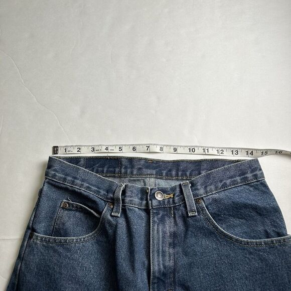 Wrangler Jeans Mens 30x30 Blue Straight Leg Mid Rise Medium Wash Cotton Denim - Picture 4 of 6